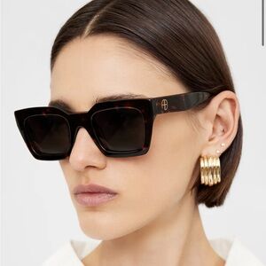 Anine Bing Indio Sunglasses - Dark Tortoise
